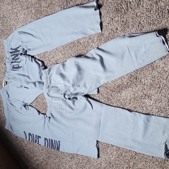 X3 Victorias Secret PINK Boyfriend Sweatpants XS - Picture 2 of 7